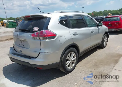 2015 Nissan Rogue Sv z USA, uszkodzony, nr VIN 5N1AT2MT7FC757394